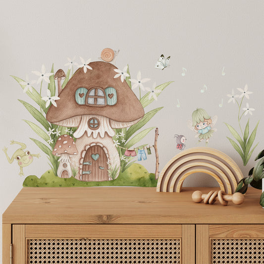 Flower fairies - children's room small wall stickers.