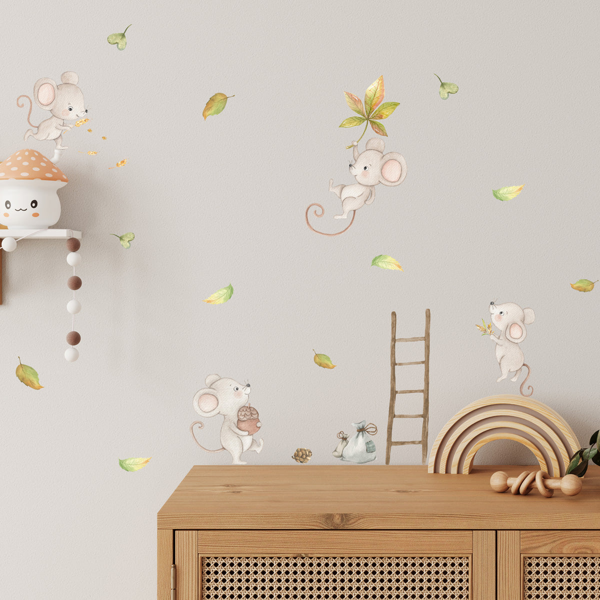 Mouse Wall Stickers for a Child's Room